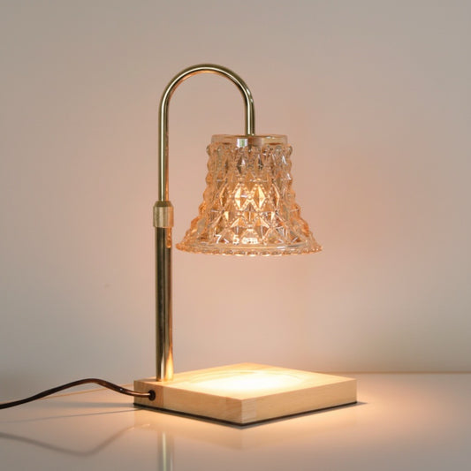 Tulip Bloom Glass Candle Warmer Lamp