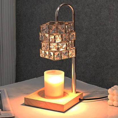 Crystal Cube Candle Warmer Lamp