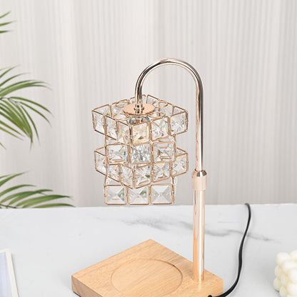 Crystal Cube Candle Warmer Lamp