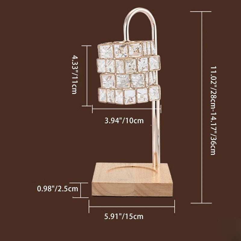 Crystal Cube Candle Warmer Lamp