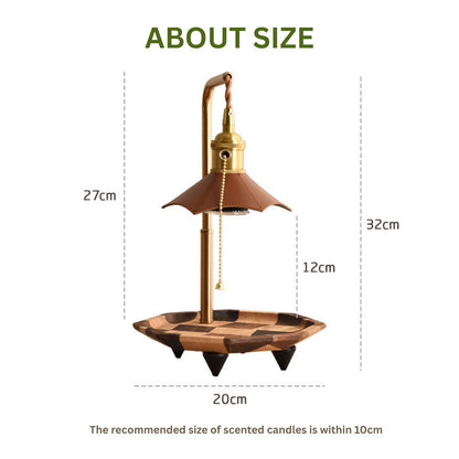 Flameless Aromatherapy Candle Warmer Lamp – Retro Wax Melt