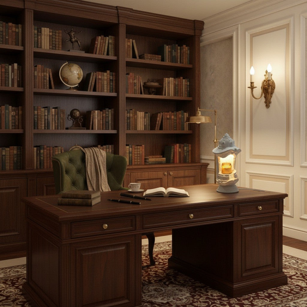 Golden Aroma Candle Lamp - Luxury Wax Melt Warmer  for Wedding Birthday Gift & Romantic Home Decor