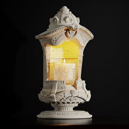 Golden Aroma Candle Lamp - Luxury Wax Melt Warmer  for Wedding Birthday Gift & Romantic Home Decor