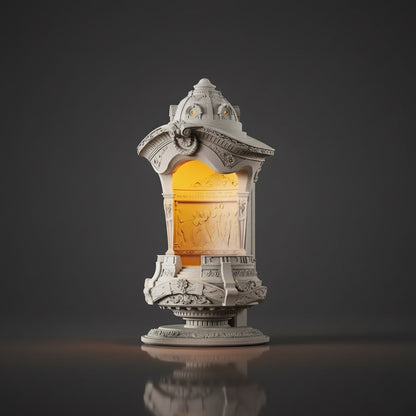 Golden Aroma Candle Lamp - Luxury Wax Melt Warmer  for Wedding Birthday Gift & Romantic Home Decor