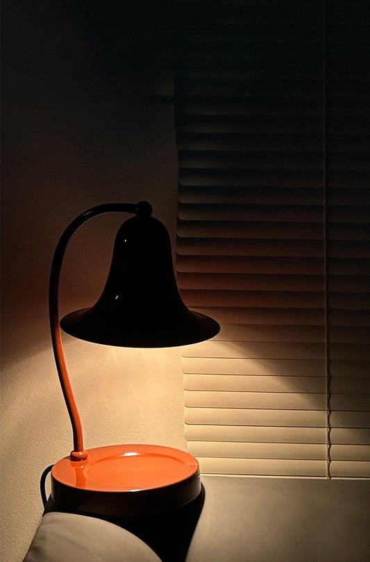 Italian Bell Aromatherapy Candle Warmer Lamp - Ancient Red