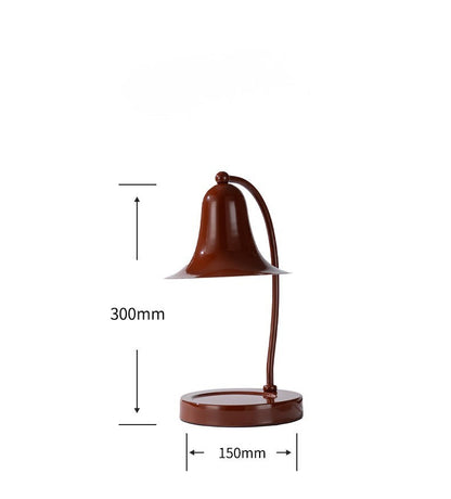 Italian Bell Aromatherapy Candle Warmer Lamp - Ancient Red