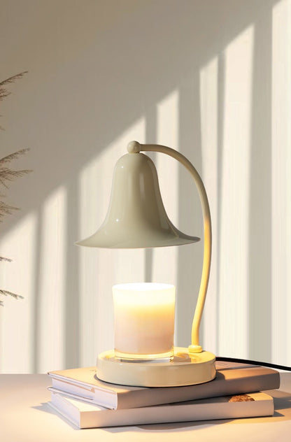 Italian Bell Aromatherapy Candle Warmer Lamp - Ivory White