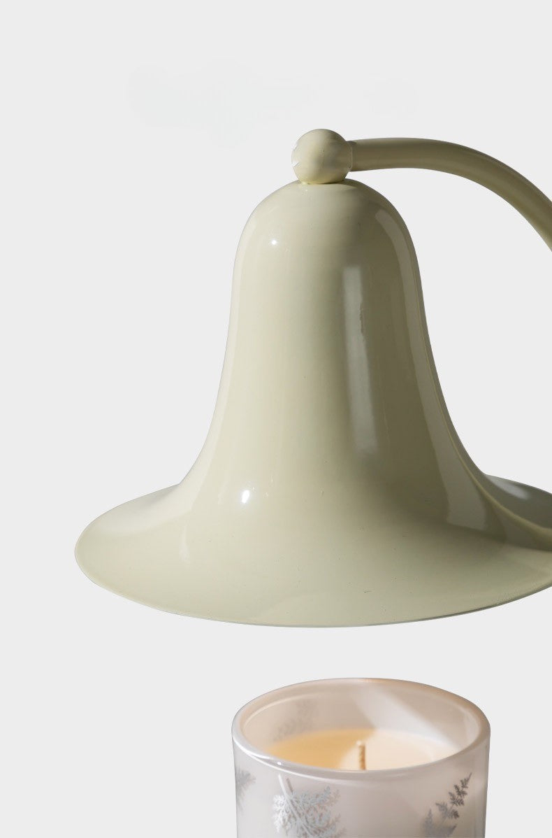 Italian Bell Aromatherapy Candle Warmer Lamp - Ivory White