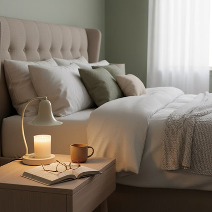 Italian Bell Aromatherapy Candle Warmer Lamp - Ivory White