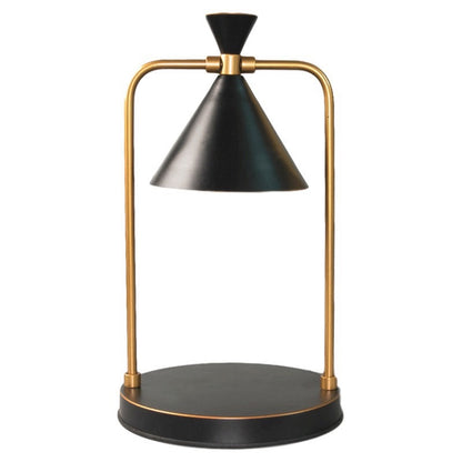Modern Brass-Arm Candle Warmer Lamp