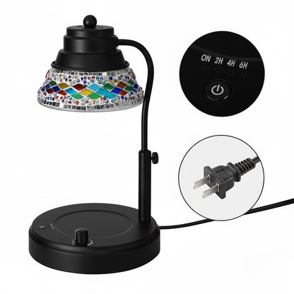 Mosaic Glass Candle Warmer Lamp