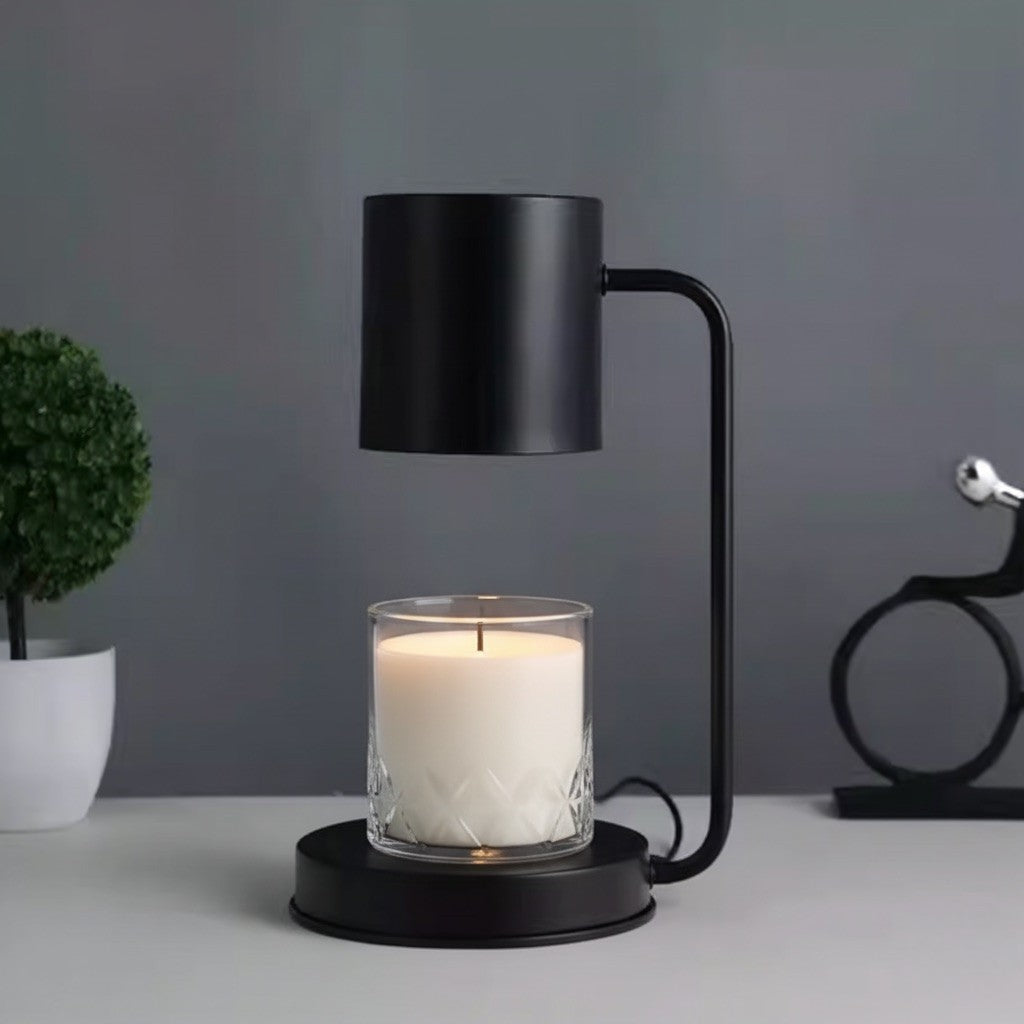 Nordic Retro Wooden Base Candle Warmer Lamp