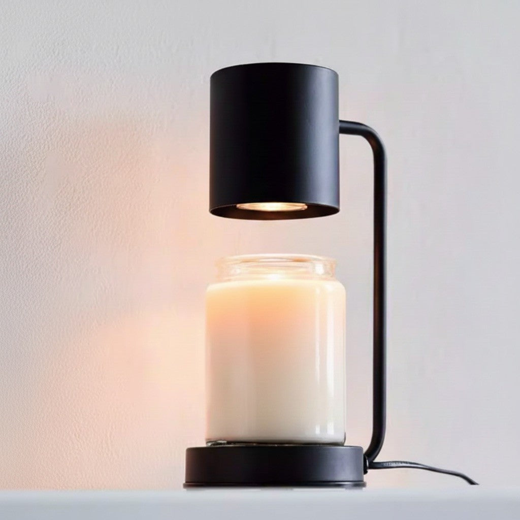 Nordic Retro Wooden Base Candle Warmer Lamp