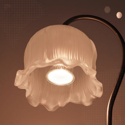 Tulip Bloom Glass Candle Wamer Lamp